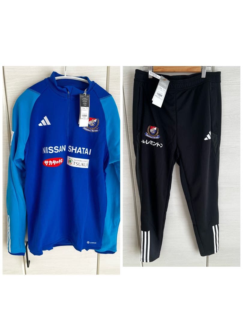 激レア adidas 横浜F・マリノス トレーニングジャージ 上下