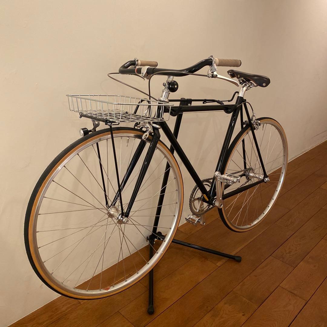 BLUE LUG ピストバイク クロモリ手組 ブラック