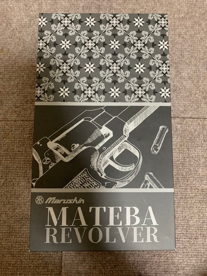 マテバ 4インチ Xカート式 ガスリボルバー シルバーABS 木製グリップモデル