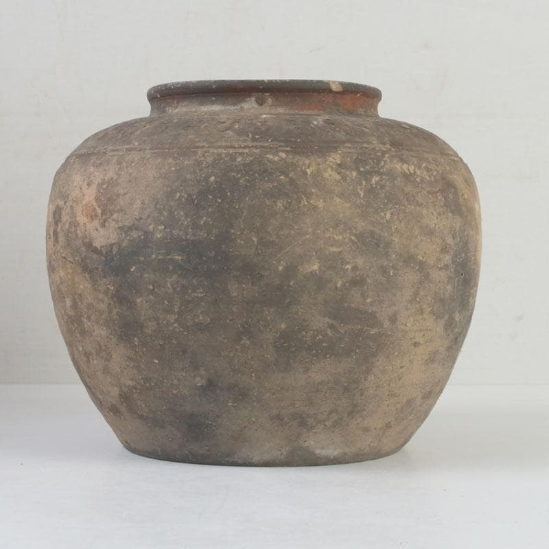 中国　紫砂　朱泥　漢詩刻　壷　時代箱付　V　9807A