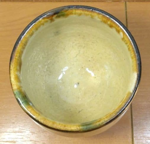 人間国宝 金城次郎 湯呑(魚2匹）栞 共箱 壺屋焼 壷屋焼 やちむん