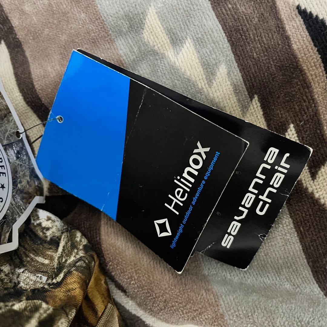 【廃盤タグ付美品】ヘリノックス　サバンナチェア　リアルツリー　Helinox