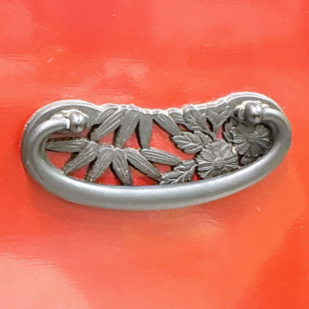 仙台箪笥 五段 赤家具 鉄金具 和箪笥 伝統工芸 和家具