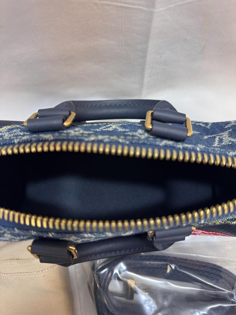 极美品！！Louis Vuitton デニムボウリングバッグ