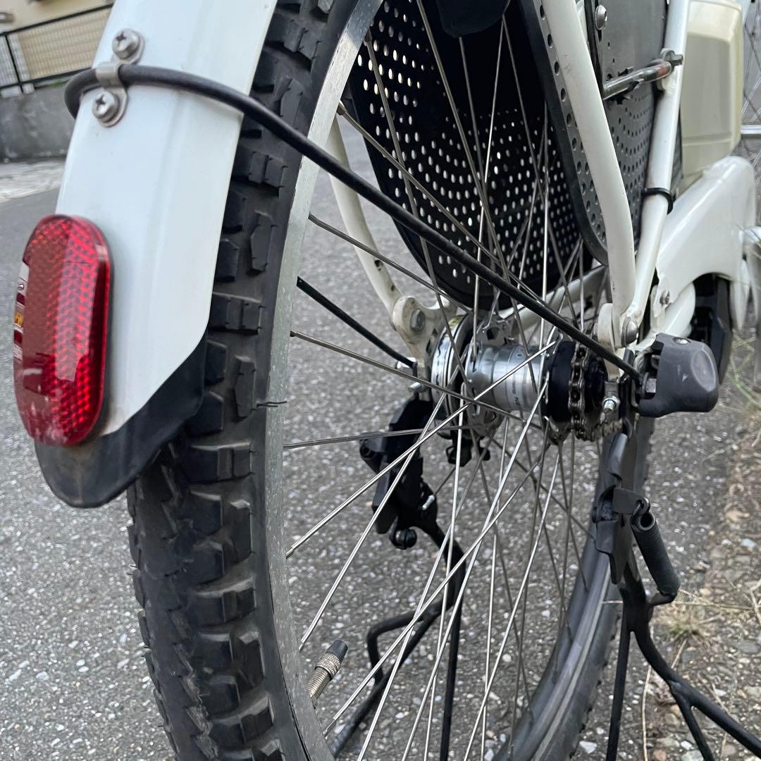 【送料込み】オシャレな白で快速　アシスト領域拡大化もサポート　整備済　埼玉上尾