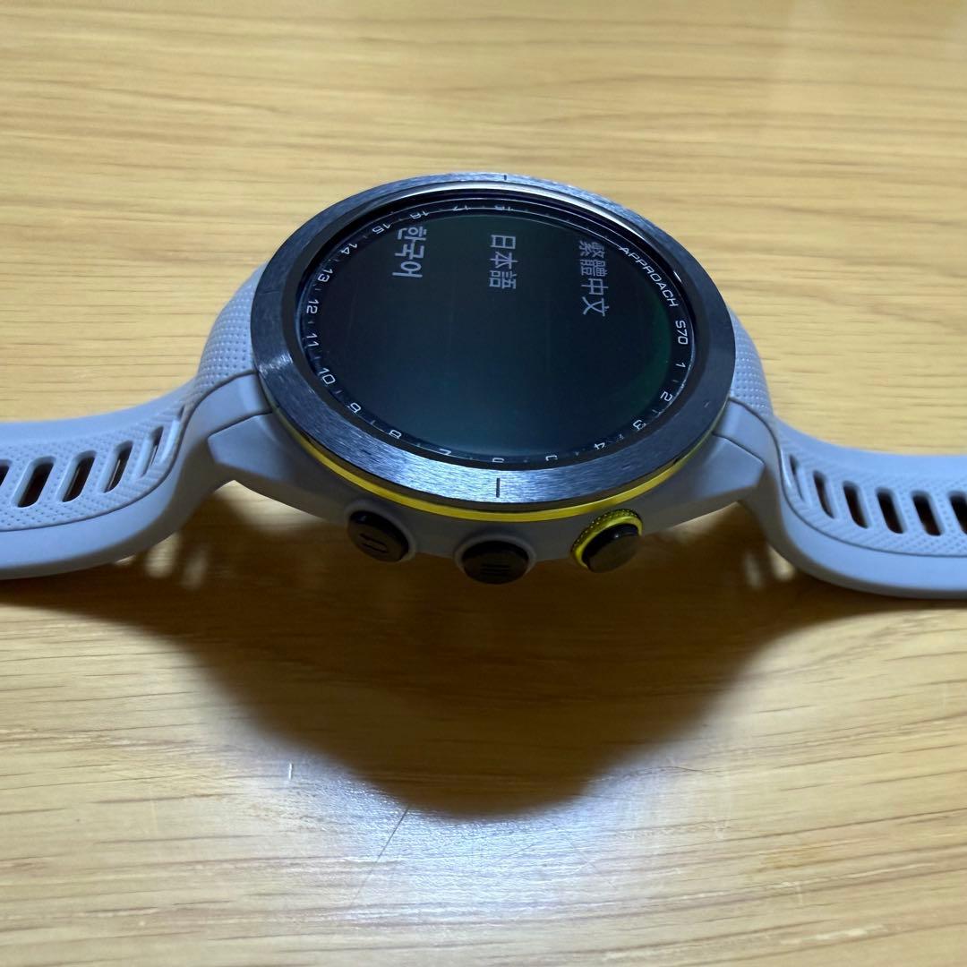 GARMIN Approach S70 42mm グレー 純正保護フィルム付