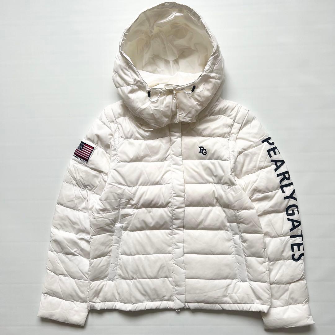 Pearly gates パーリーゲイツ　ダウンジャケット　ホワイト　白　ゴルフ