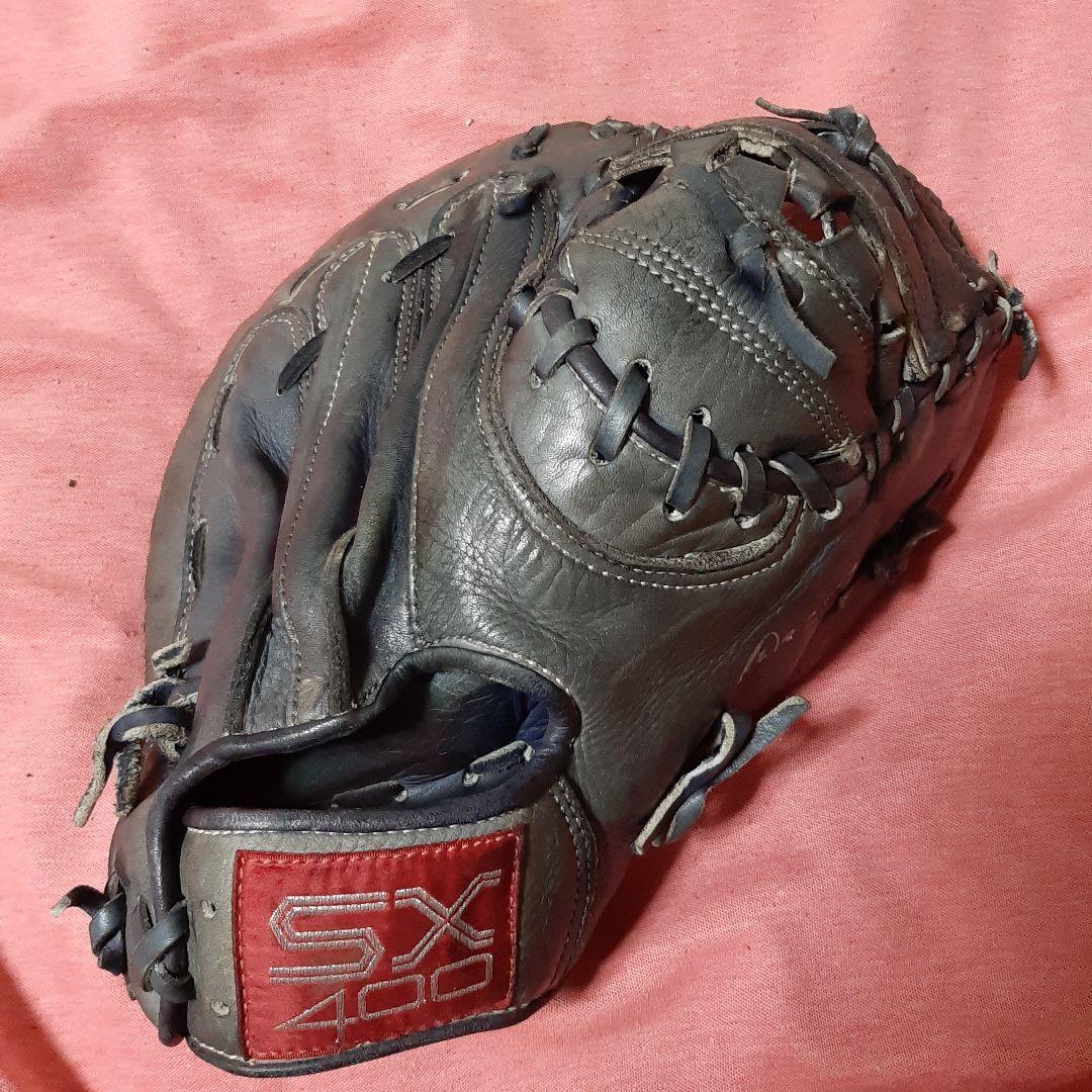 ヴィンテージ金田正一記念モデルＳＸ400野球ファーストミット軟式用