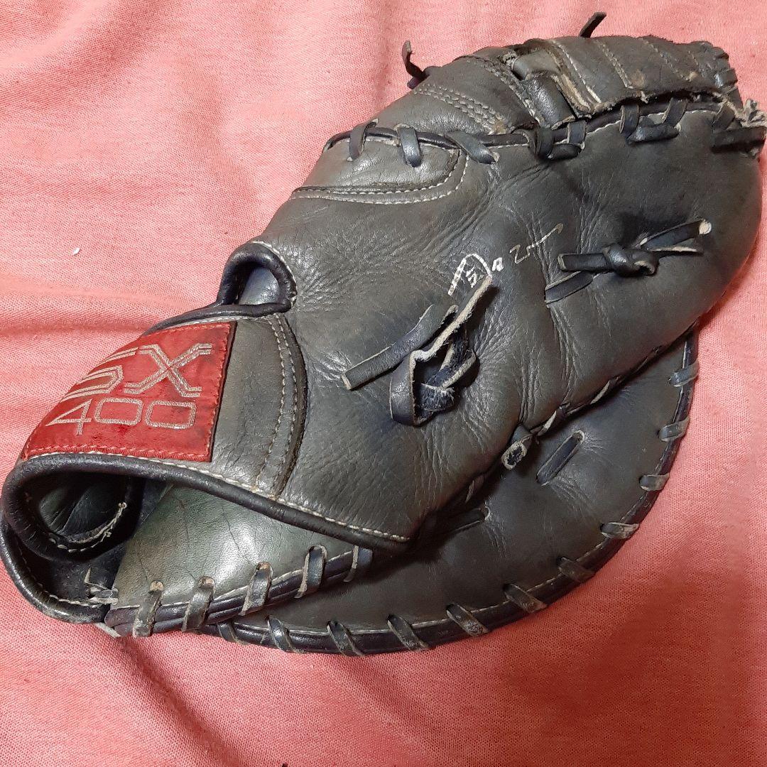 ヴィンテージ金田正一記念モデルＳＸ400野球ファーストミット軟式用