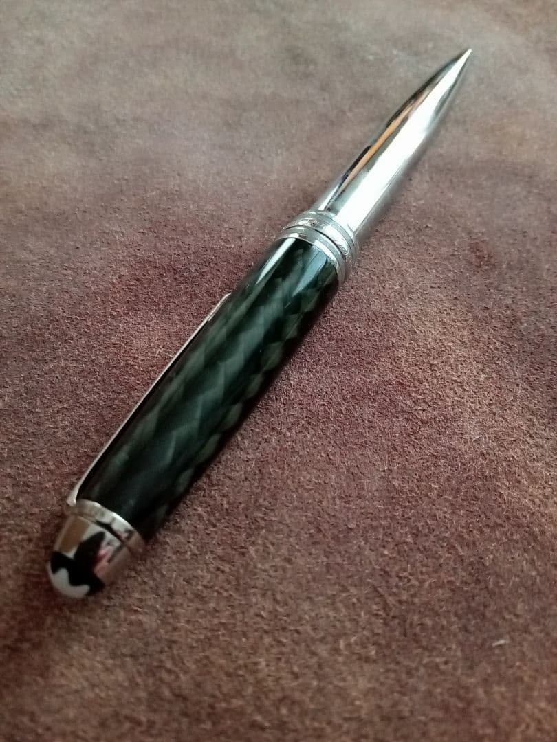 モンブラン ボールペン #164 カーボンスティール クラシック