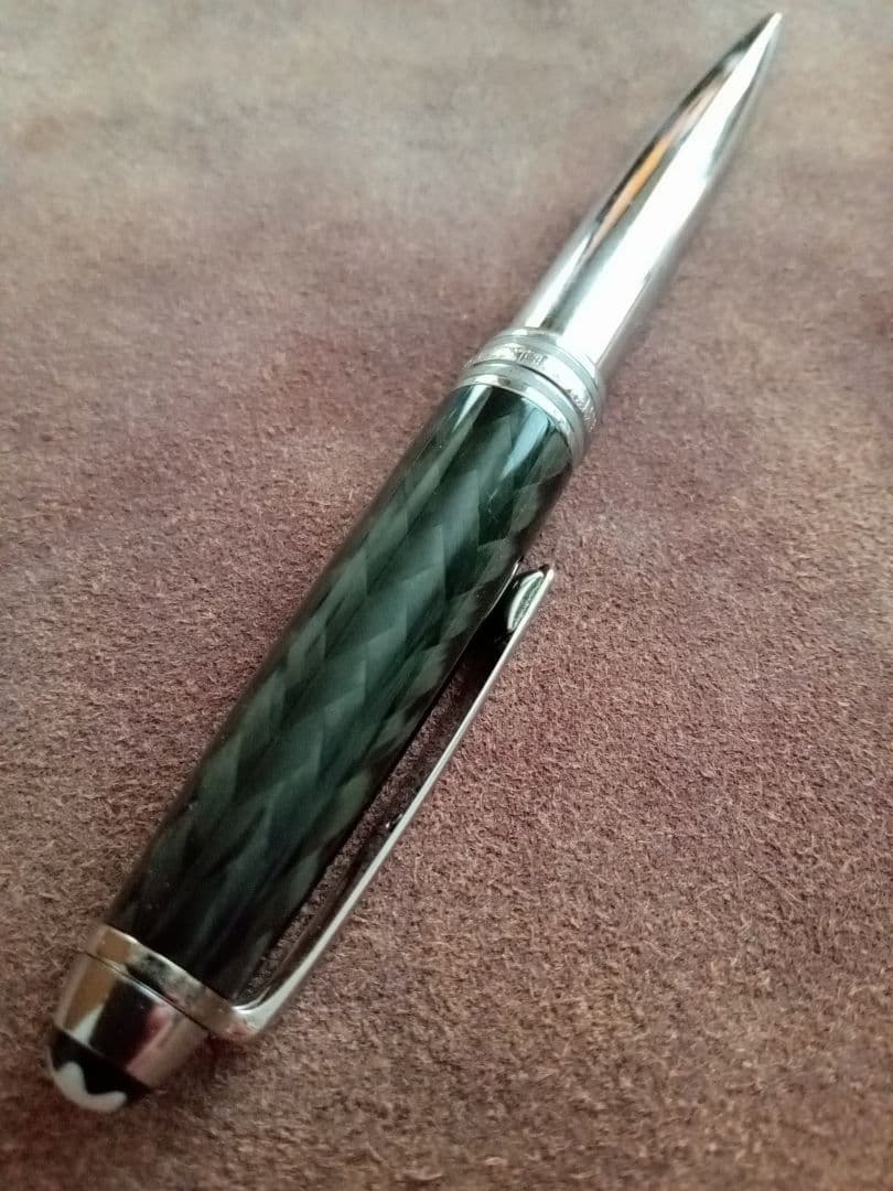 モンブラン ボールペン #164 カーボンスティール クラシック