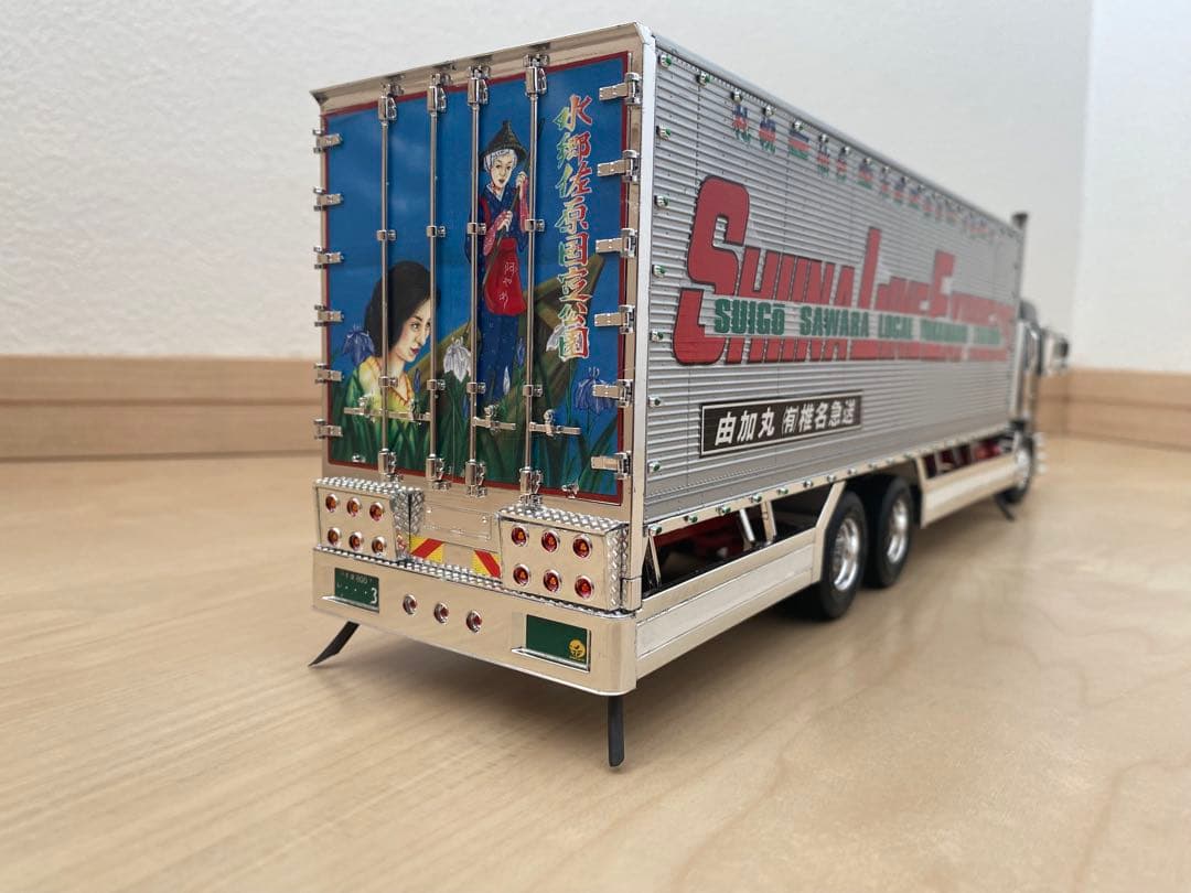 椎名急送　由加丸‼️デコトラプラモデル完成品‼️