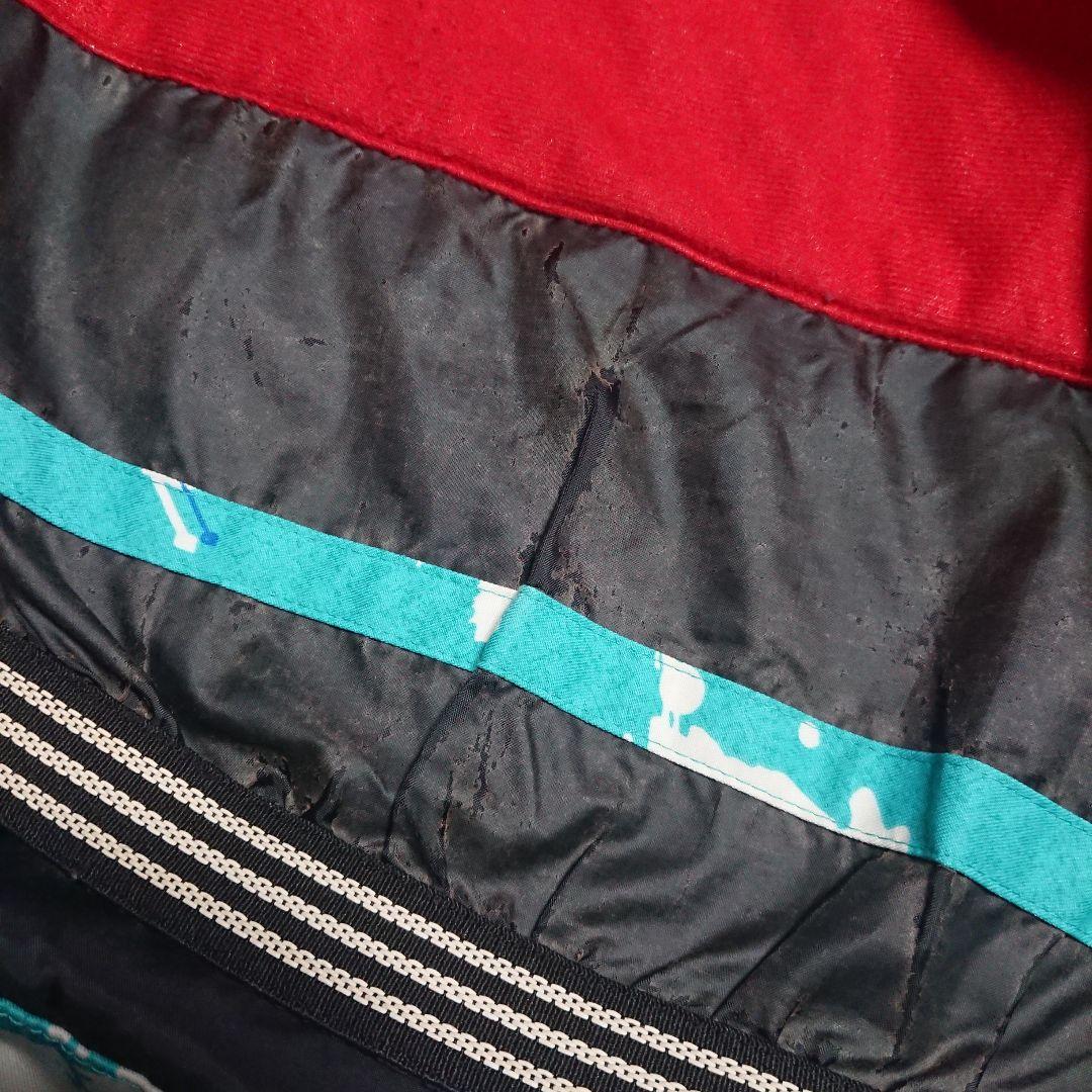 送料無料【MIZUNO】水色スキー柄スキージャケット M