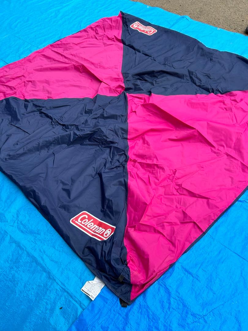 【美品】コールマン イージーキャノピーST II/220（ピンク）