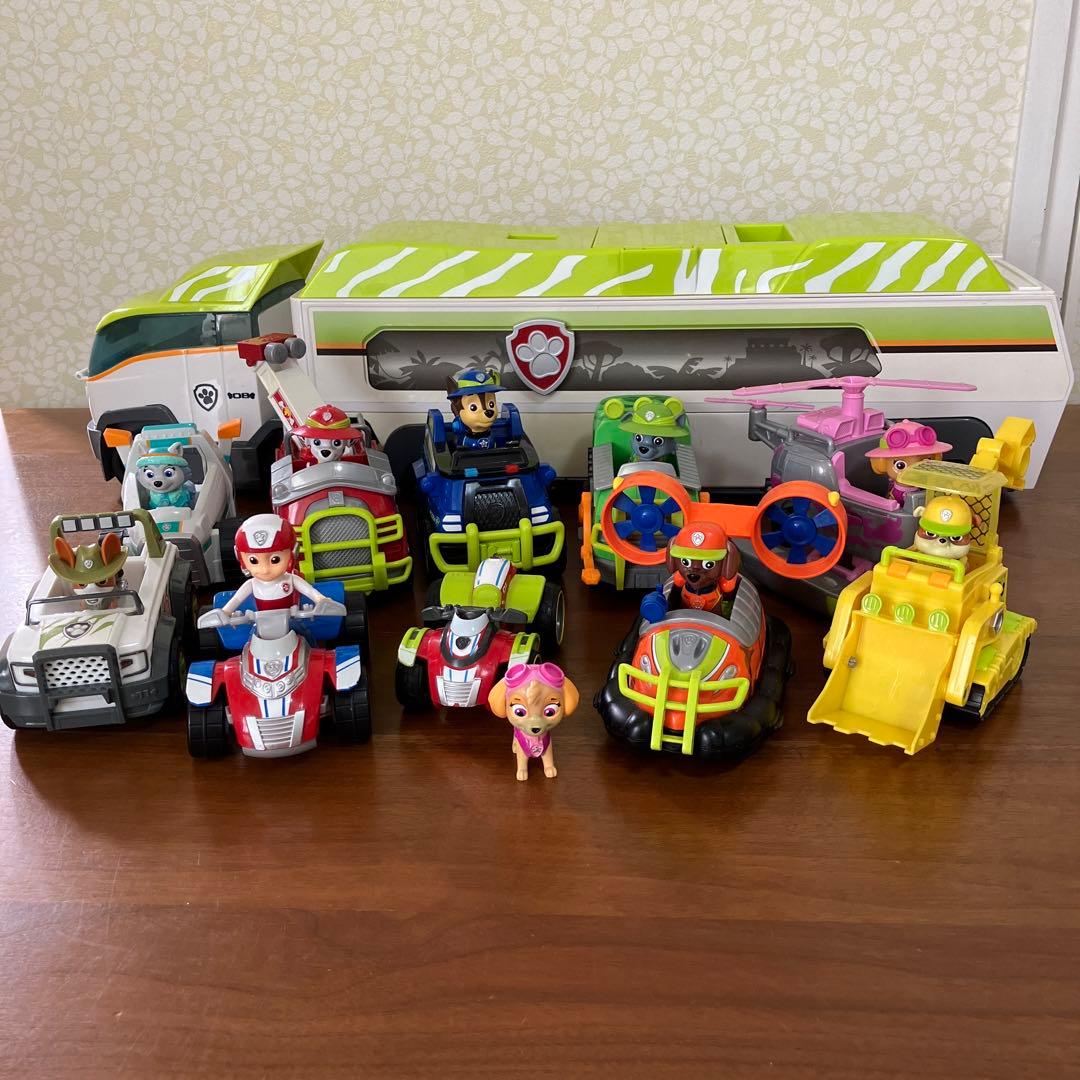 激レア！パウパトロール フィギュア&トラックセット