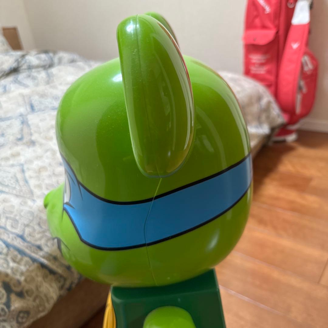 ベアブリック1,000%タートルズ　レオナルド　美品