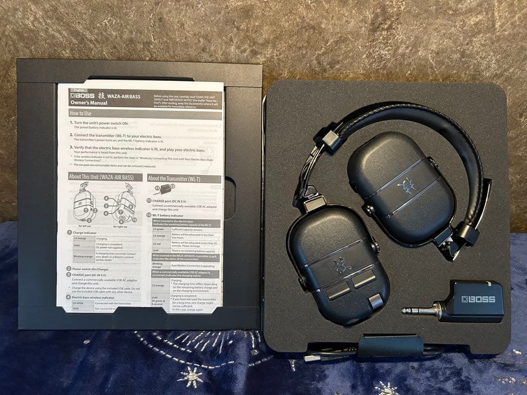 試聴機　BOSS WAZA-AIR BASS ヘッドフォン