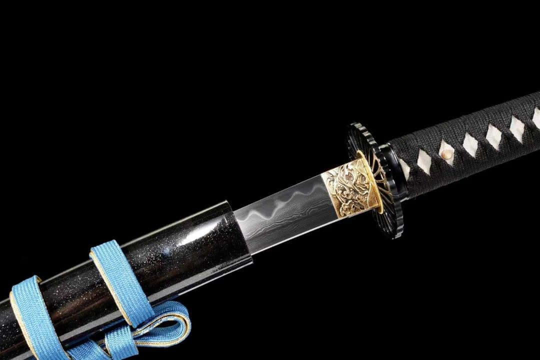 【黒前線】古兵器 刀装具 日本刀　模造刀 居合刀 武士道 鑑賞用 美術刀 贈り物