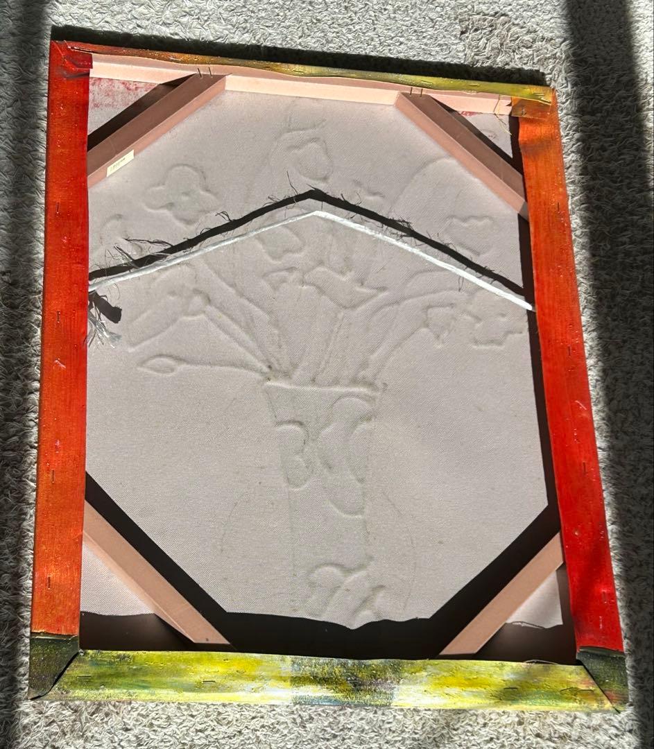 絵画　油絵　壁掛け　作者不明