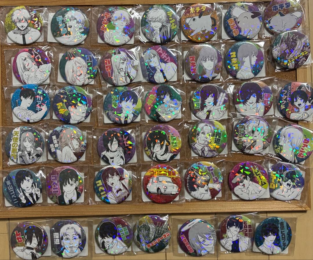「週刊少年ジャンプ」オールスター缶バッジ『チェンソーマン』　コンプリートセット