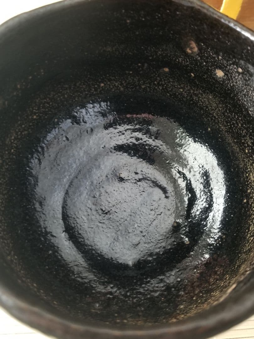 一入 造　黒楽茶碗　翁　楽茶碗　62