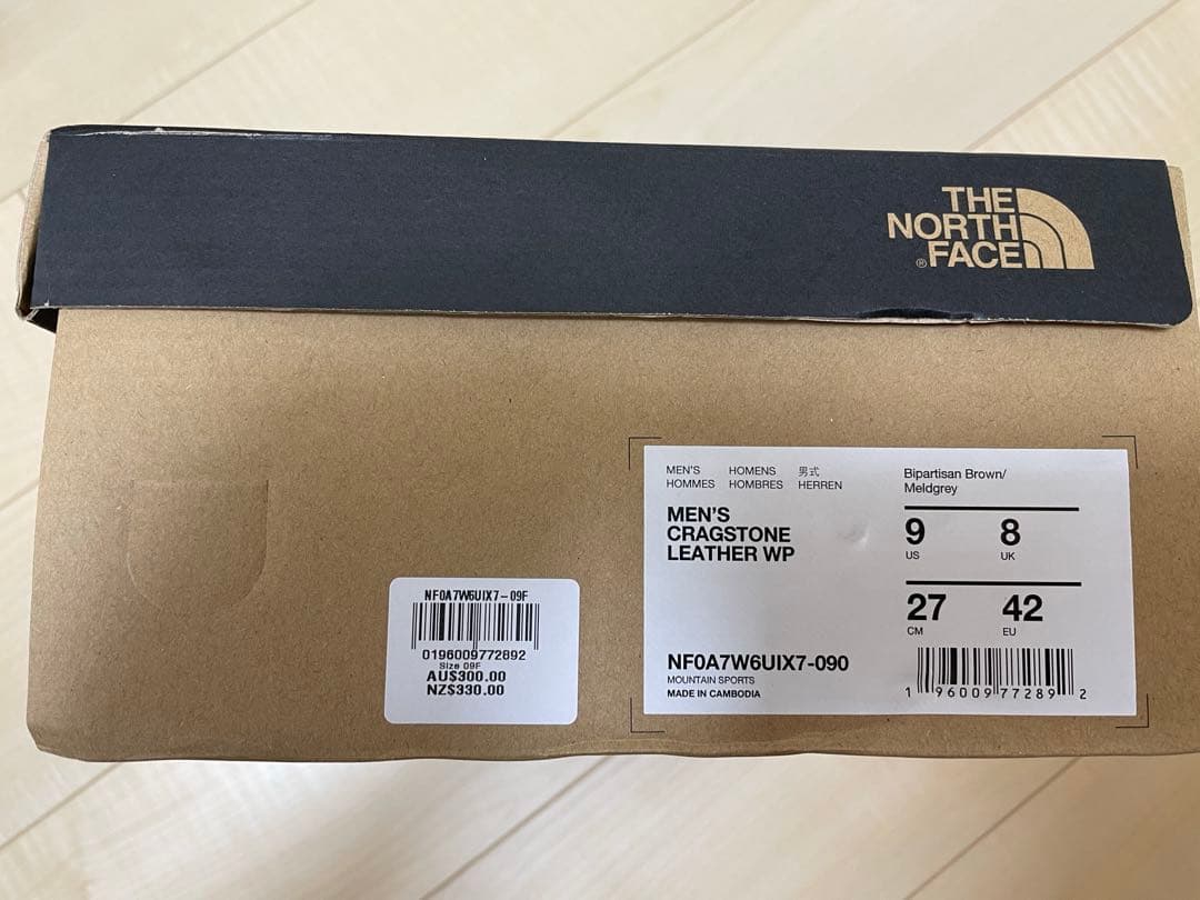 【新品未使用】ノースフェイス　シューズ