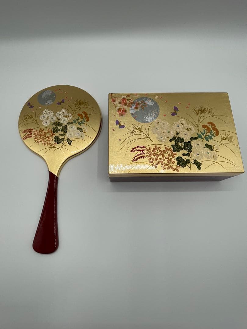 伝統工芸 小物入れ 手鏡