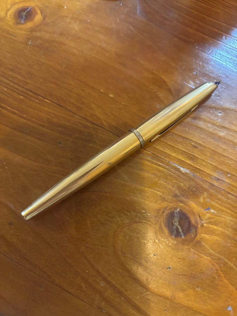 パイロット　回転式万年筆　キャップレス　18KP ヴィンテージ