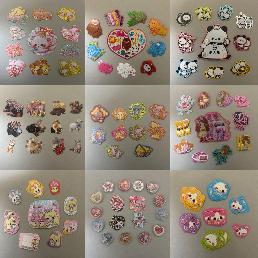 平成 レトロ フレークシール おはじきシール レア 希少 当時物 大容量