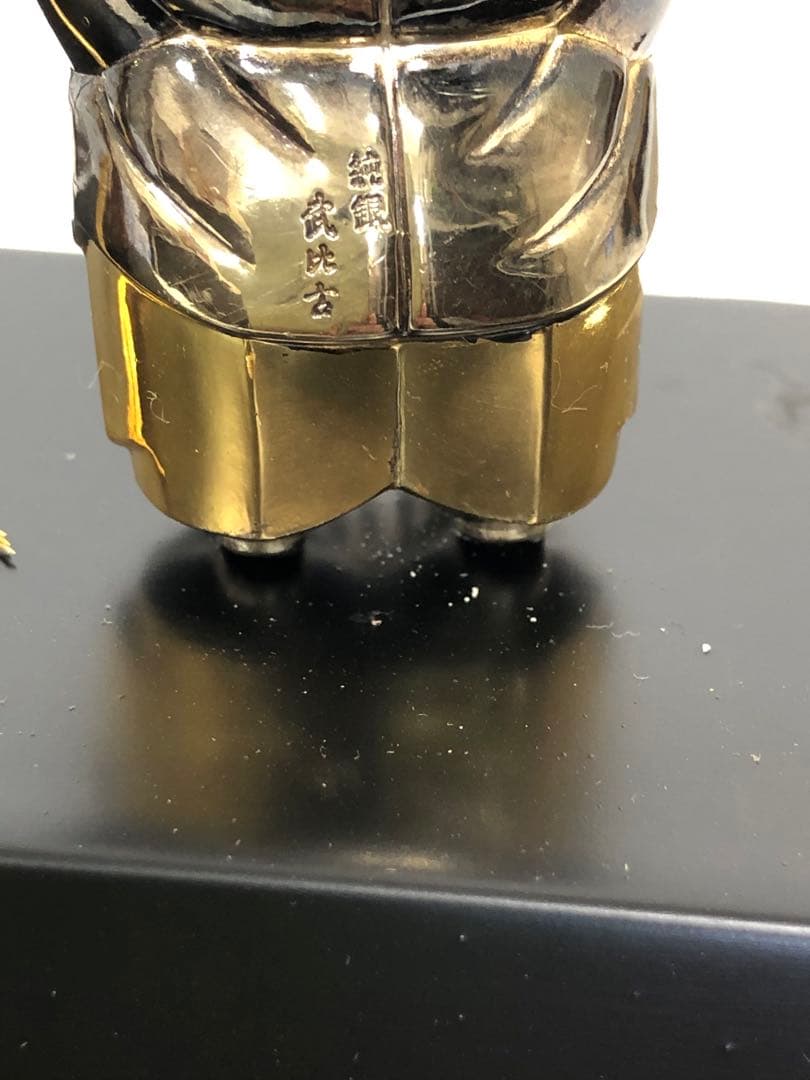 純銀　置物　高砂人形　武比古作　ジャンク