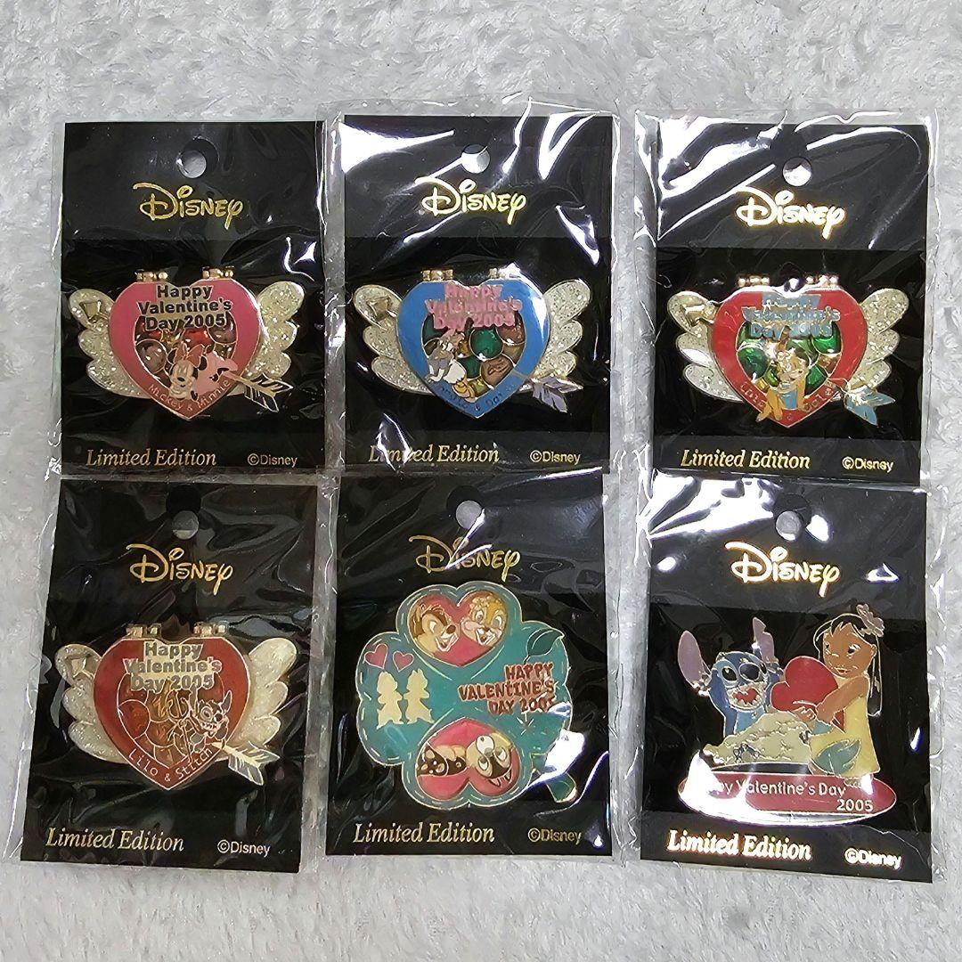 Disney バレンタインデー2005 限定ピンバッジ LTD900