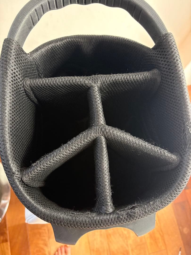 WAAC キャディバッグ ホワイト/オレンジ