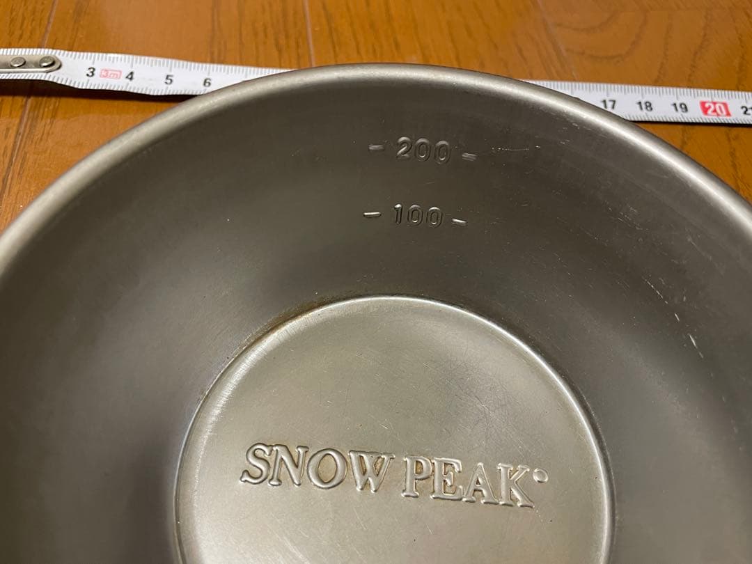 旧ロゴ　 PEAK ステンレス シェラカップ