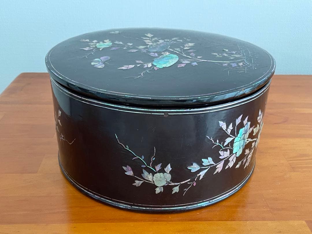 【古美術】李朝、螺鈿細工、漆箱、古民具、アンティーク