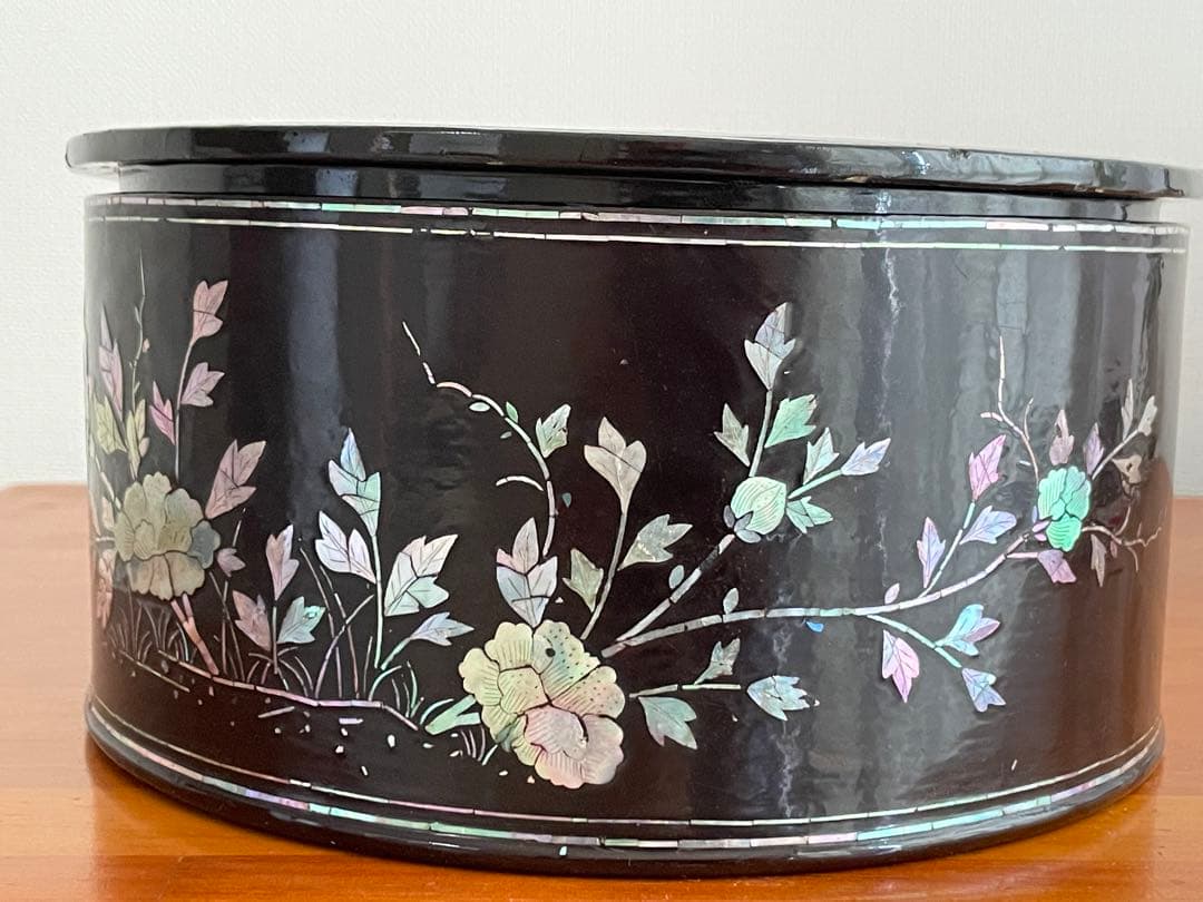 【古美術】李朝、螺鈿細工、漆箱、古民具、アンティーク