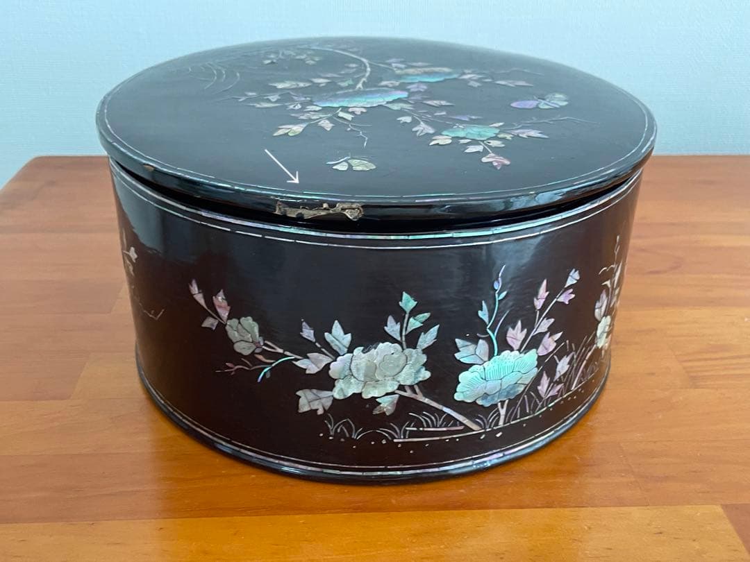 【古美術】李朝、螺鈿細工、漆箱、古民具、アンティーク