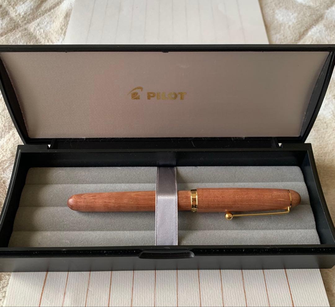【希少】PILOT Art Craft 742 万年筆 木軸 14Kペン先