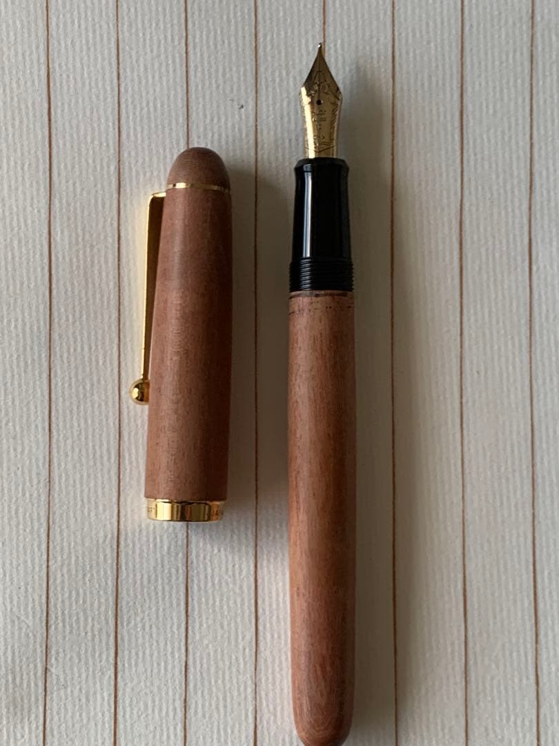 【希少】PILOT Art Craft 742 万年筆 木軸 14Kペン先