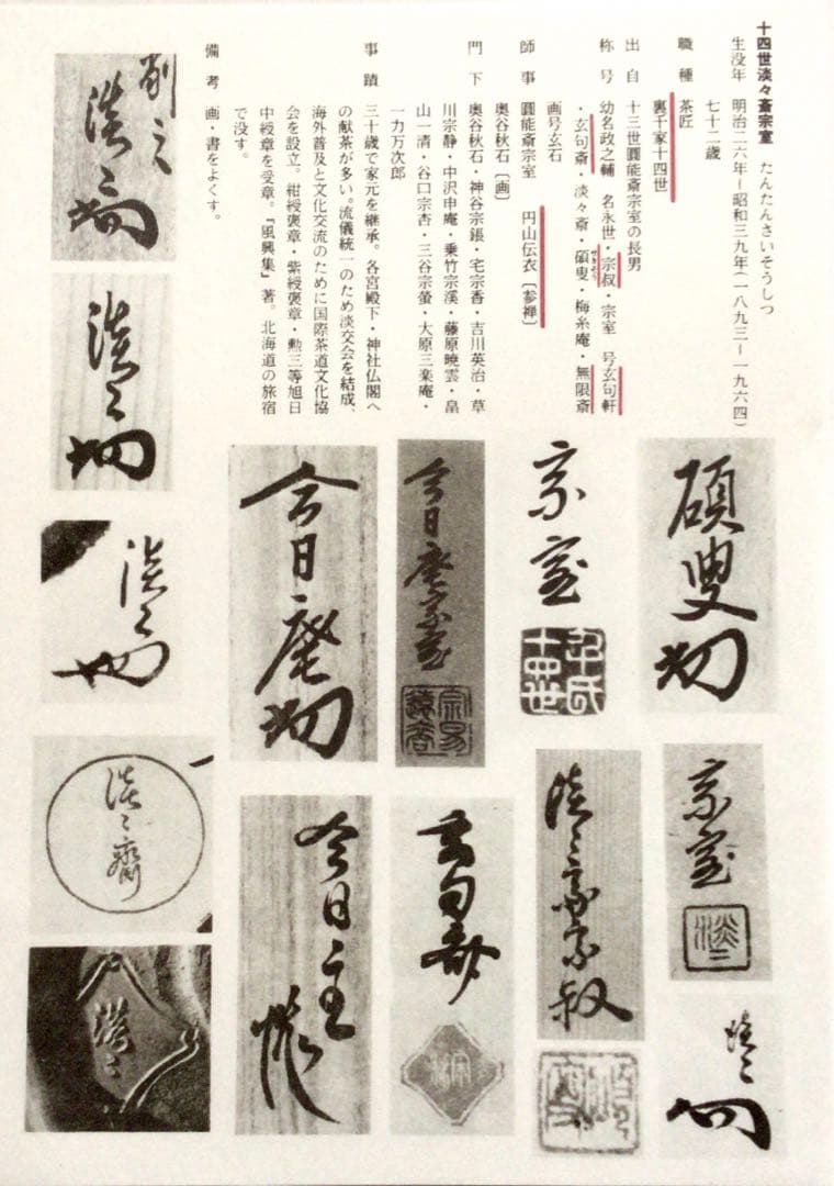 裏千家淡々斎直筆　一行書　春在一枝中　共箱　14代千宗室茶掛け掛軸