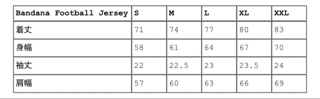 シュプリーム Supreme Bandana Football Jersey