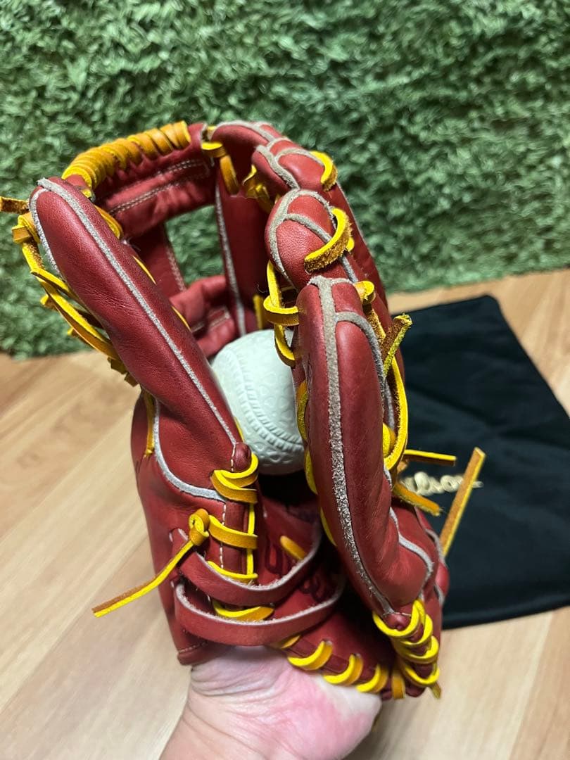 ウィルソン ベーシックラボ デュアル 軟式内野手用1723型 ブリック