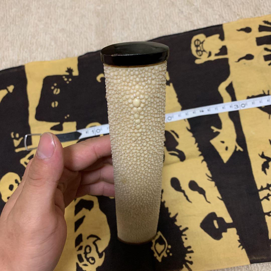 日本刀　柄　鮫皮　素材