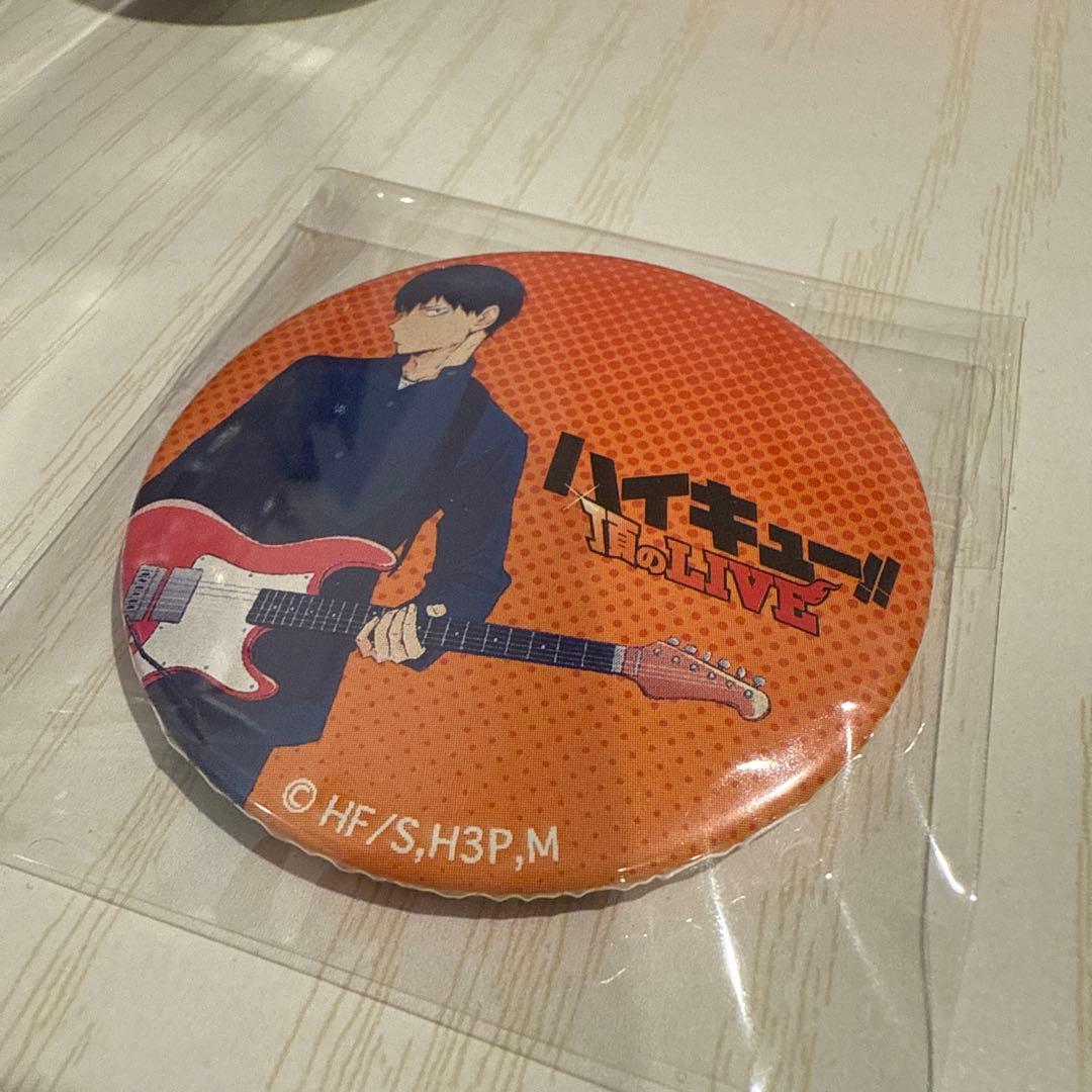 影山飛雄 ハイキュー 頂きのLIVE 缶バッジ