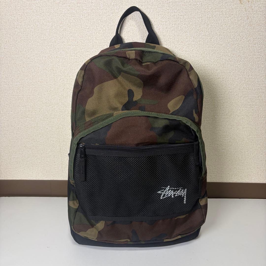 【未使用品】Stussy カモフラージュ リュック 迷彩 バックパック