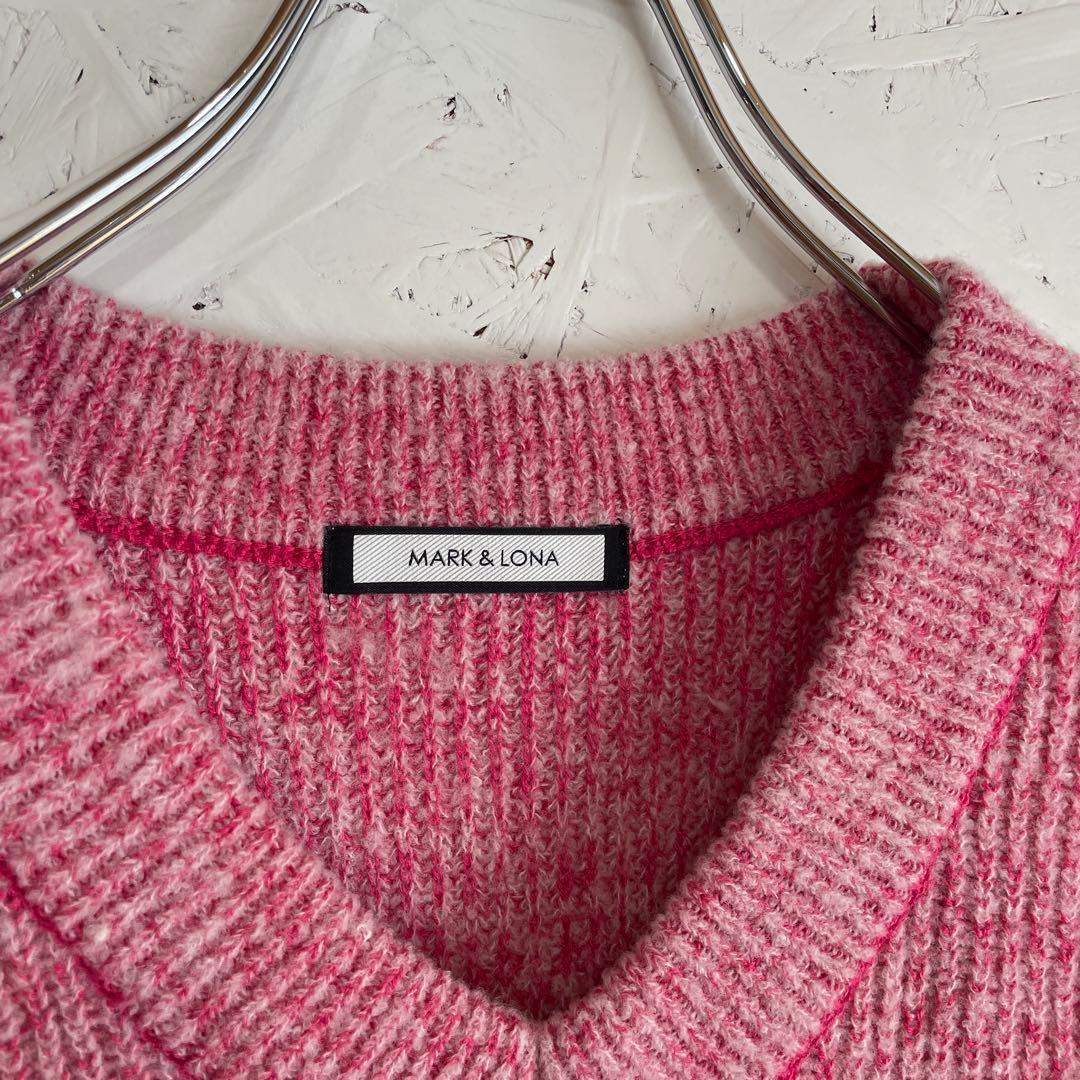 新品未使用タグ付き　日本製　ゴルフウェア【MARK&LONA】ニットベスト　38