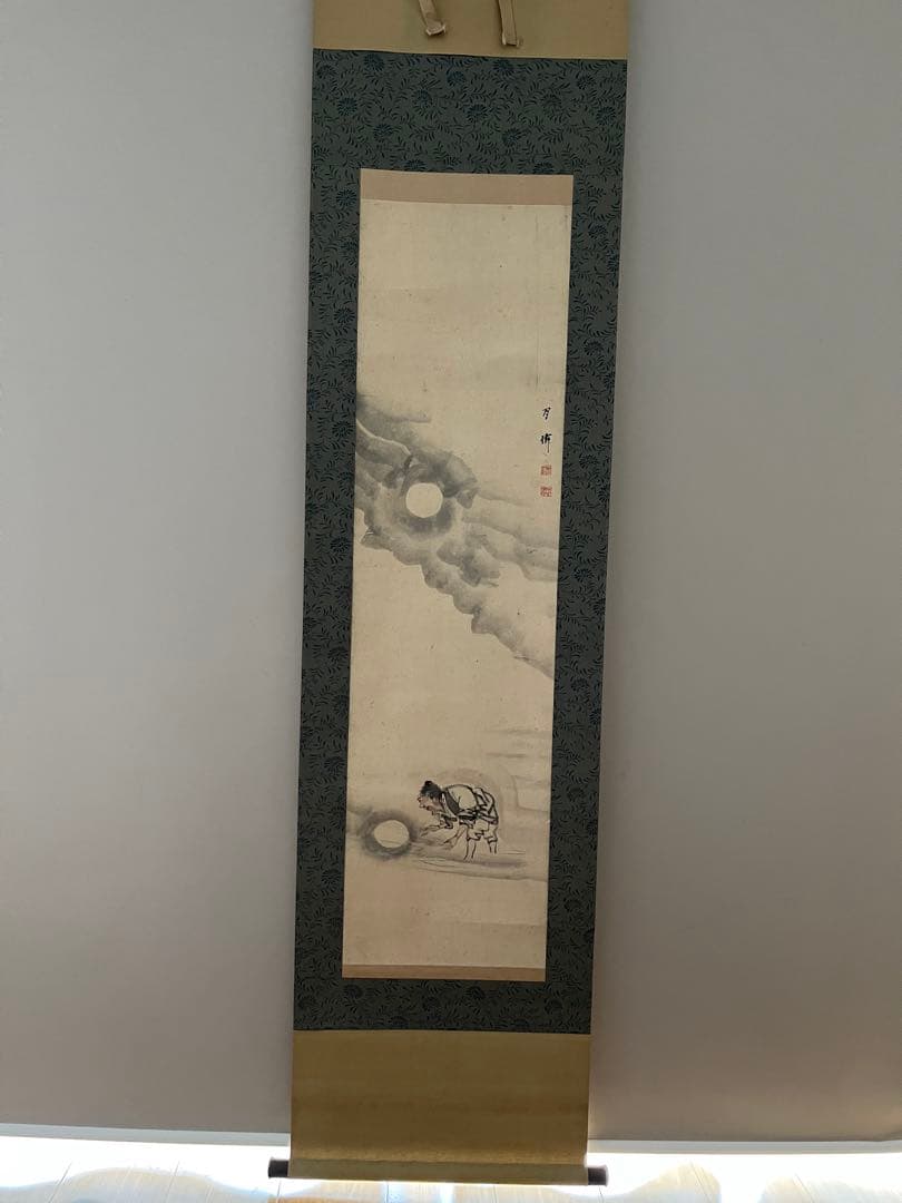 月僊の掛け軸　骨董　古美術