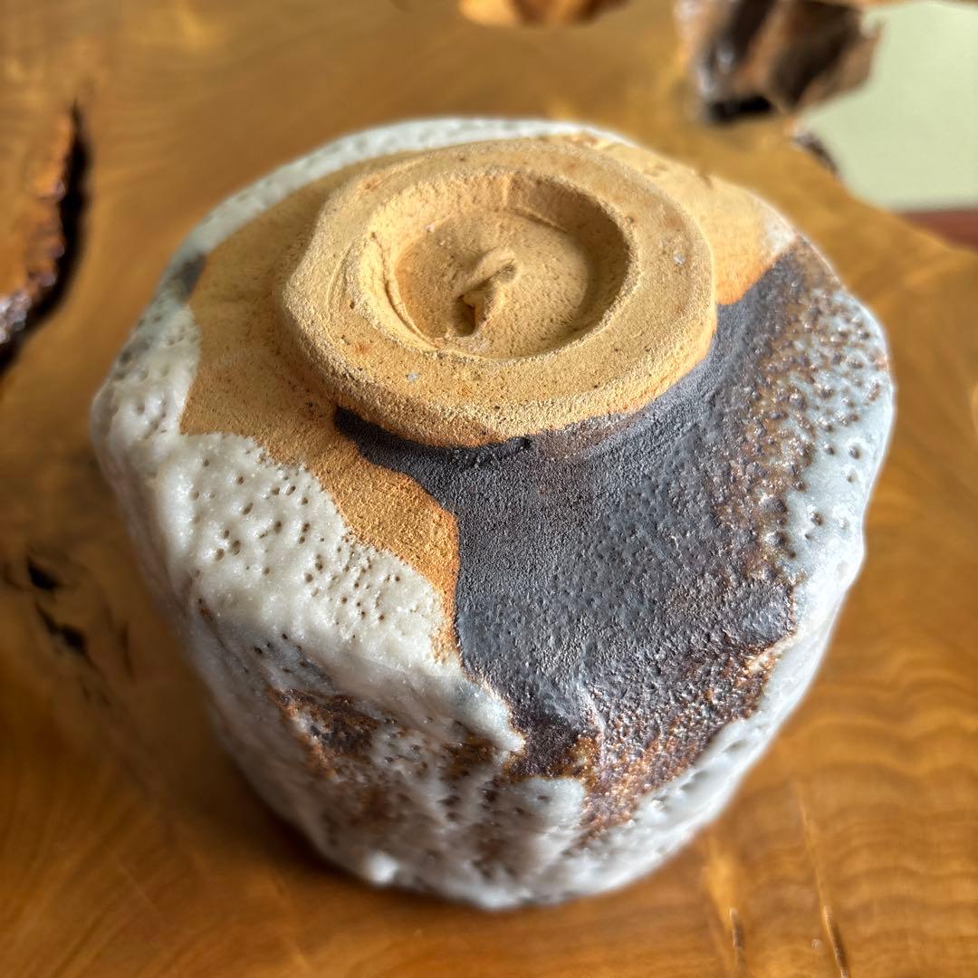 志野焼 小崎一陽造 抹茶碗 茶道具 共箱(54Hc)