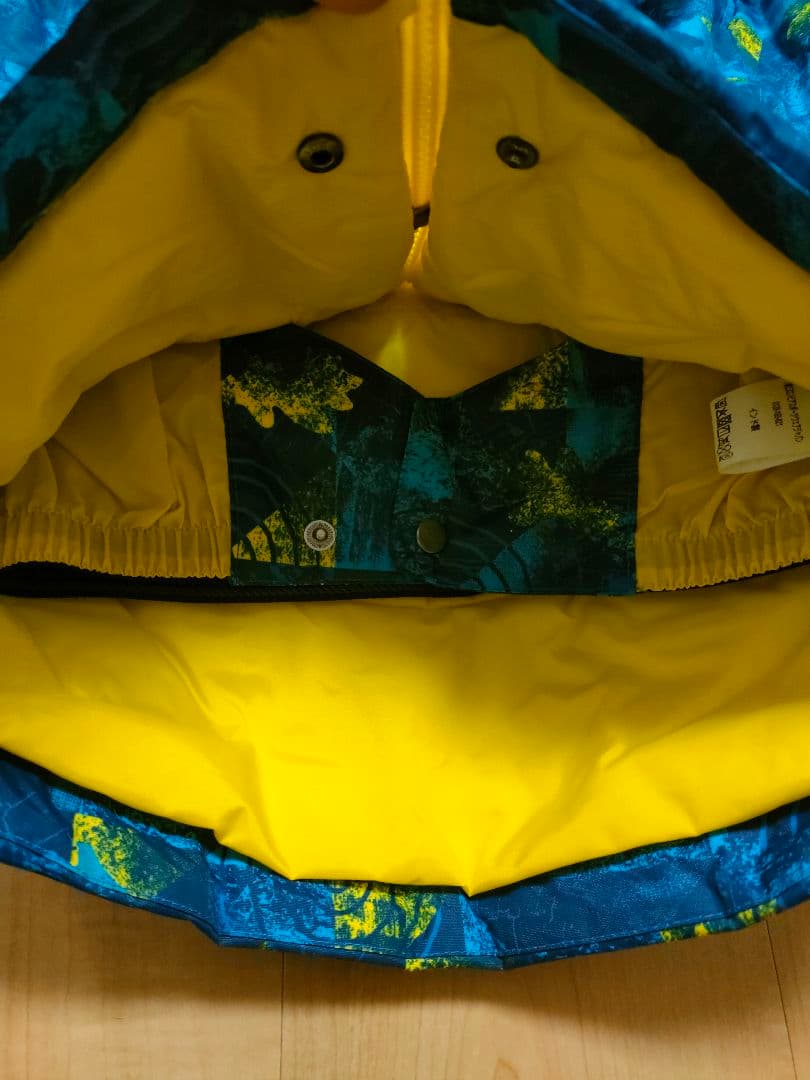Columbia スノーウェアセット XXS 青/黄色