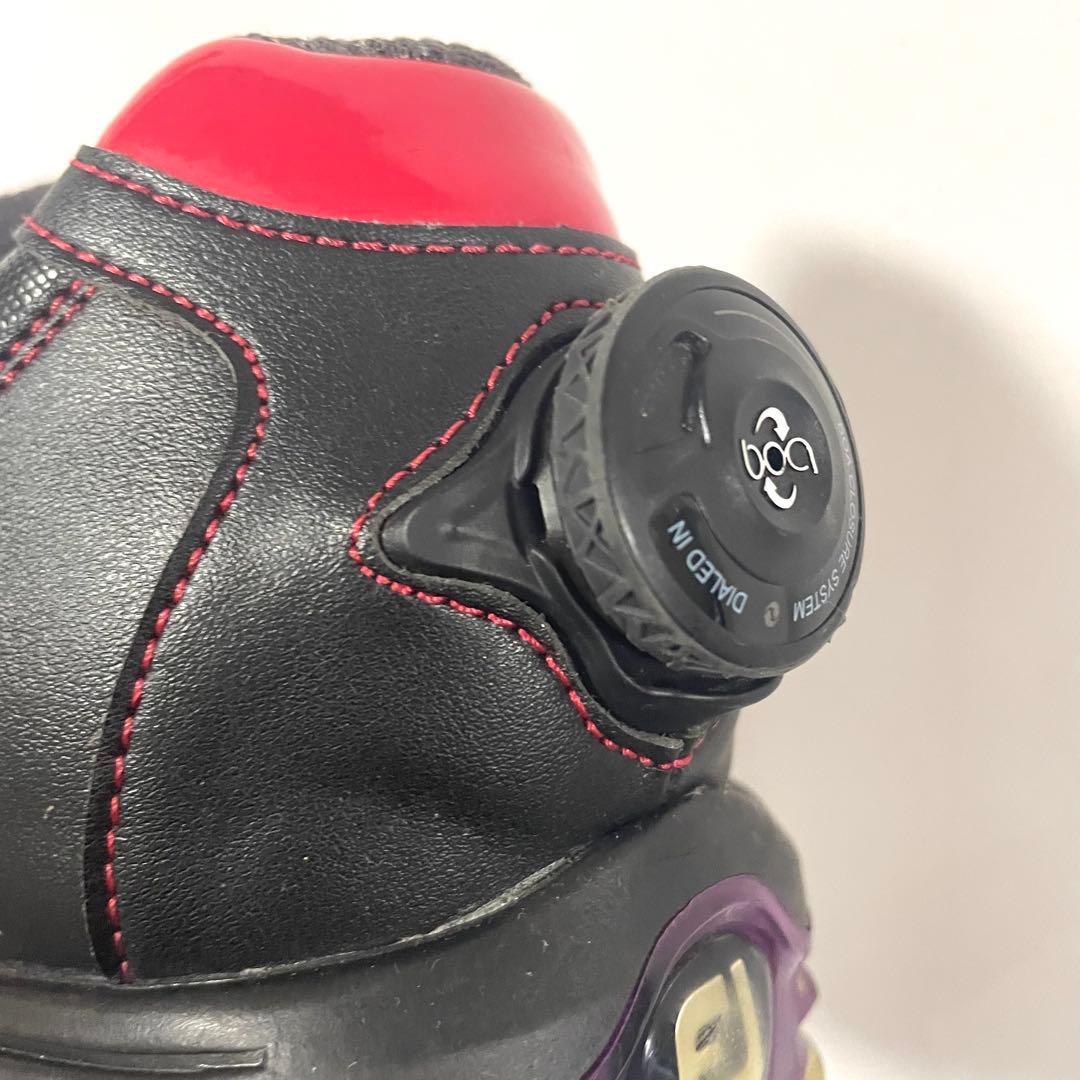 フットジョイ GF:III Boaゴルフシューズ 25.5cm黒×赤 バッグ付き