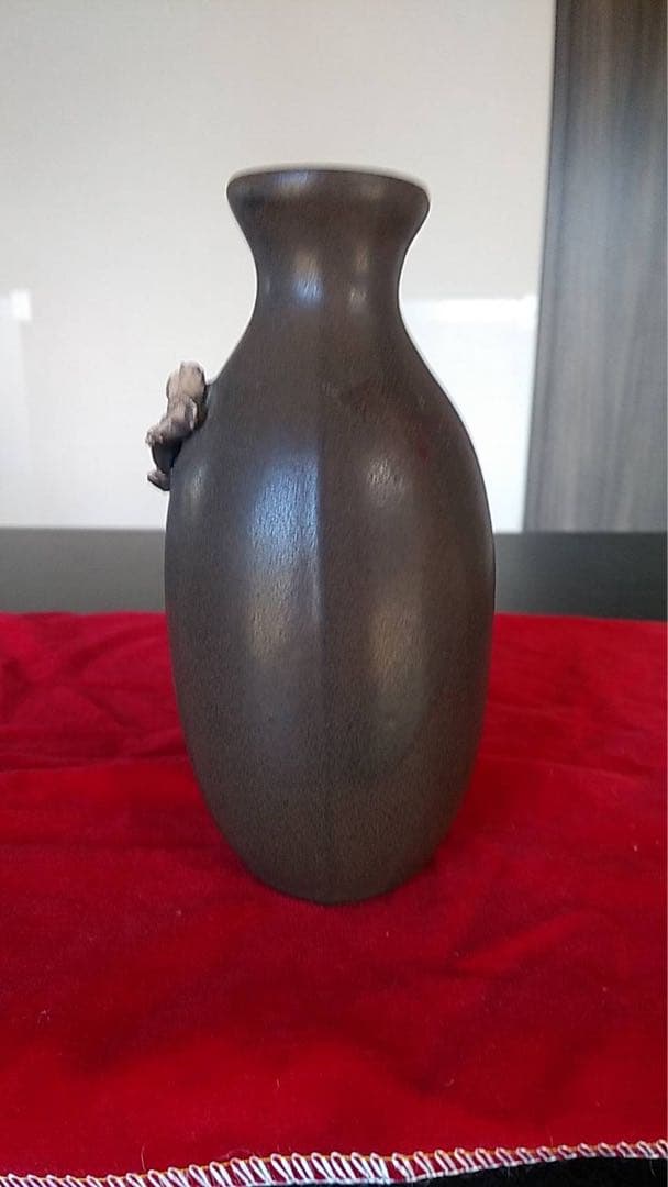 瀬戸焼　古瀬戸　貼花　徳利　酒器　古美術　煎茶器　古道具　丹波